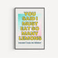 Kate Nash Inspired Foundations Art Print, Lemons Lyrics Print, Music Wall Art, Kate Nash, Music Print, A5 A4 A3, Indie Music, Music Lyrics,