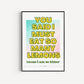 Kate Nash Inspired Foundations Art Print, Lemons Lyrics Print, Music Wall Art, Kate Nash, Music Print, A5 A4 A3, Indie Music, Music Lyrics,