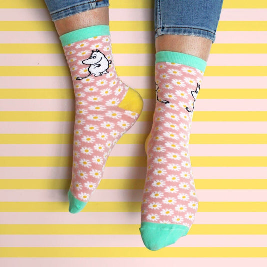 Moomin Daisy Flower Socks by House of Disaster, Moomin Socks, Moomins, Official Moomin Merch,
