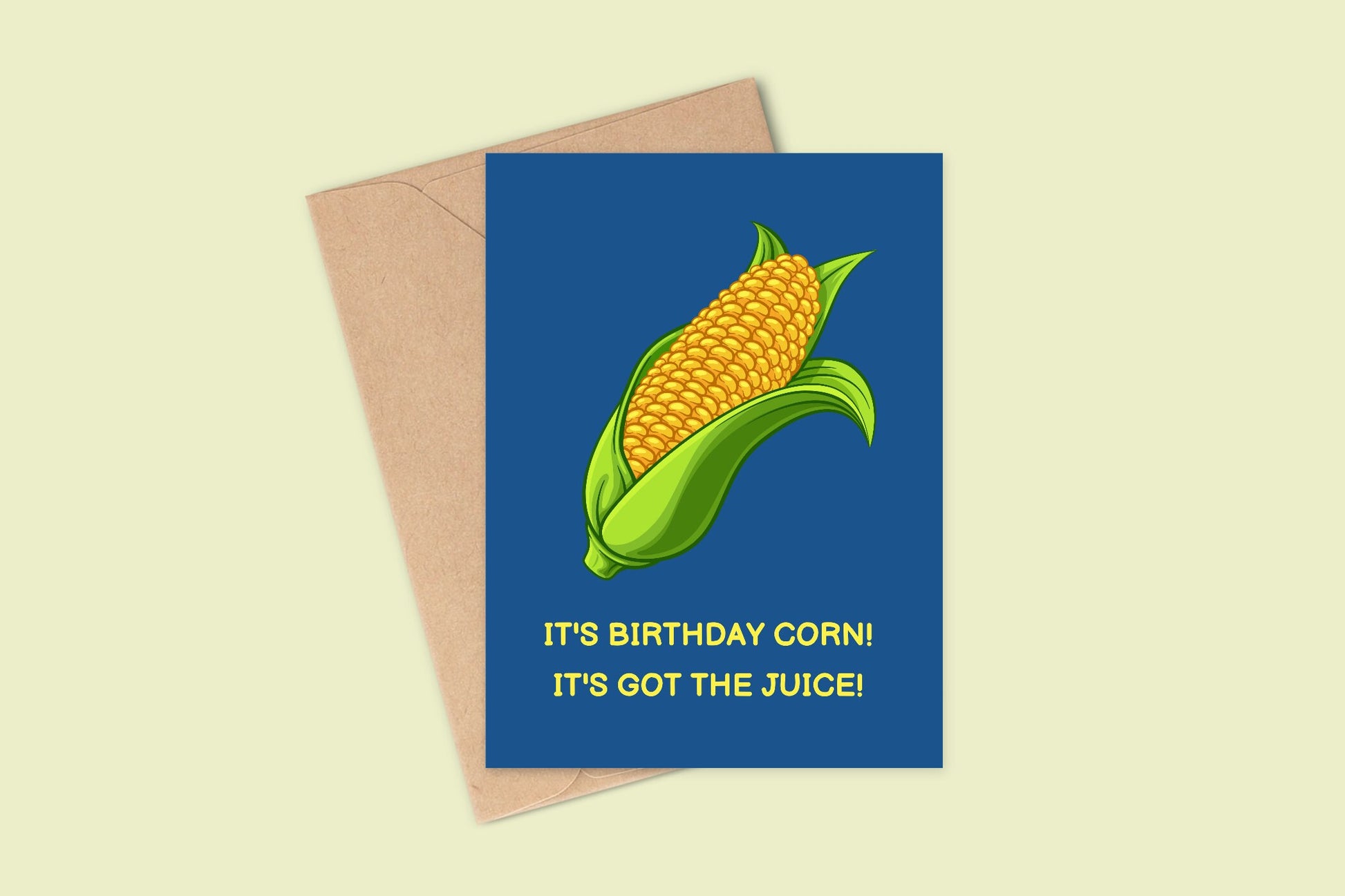 Funny Corn Kid Birthday Card for Her, Him, Tik Tok Meme, Trending, It Has The Juice, Birthday card, Funny Birthday Cards