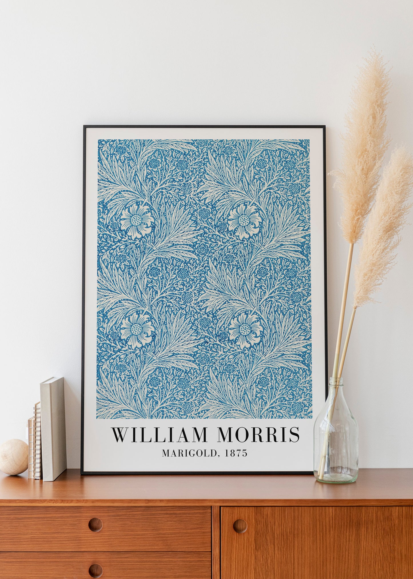 William Morris Art Print, Botanical print, William Morris Marigold 1875, Printed Wall Art, Vintage Poster, Wall Décor, Home Décor, Marigold,