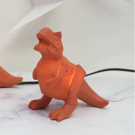 Mini Dinosaur LED Night Light, Green, LED Dinosaur Lights, Dinosaur Shaped Lights, Dinosaur, Origami Style
