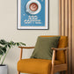 Retro Quote Wall Art Print, Coffee Quote Wall Décor, Coffee Art Print, Kitchen Wall Art, A5 A4 A3 Coffee Poster, Café Print, Retro Poster