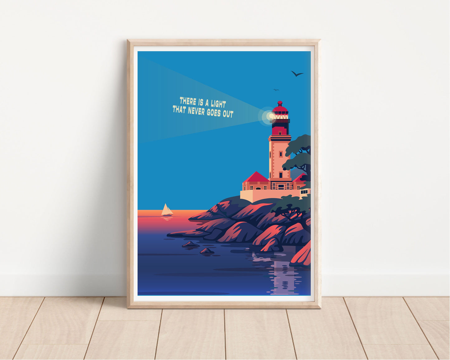 The Smiths Inspired Art Print, There Is A Light That Never Goes Out, Music Print, Manchester Music, Music Wall Art, Smiths, Music Lyrics,