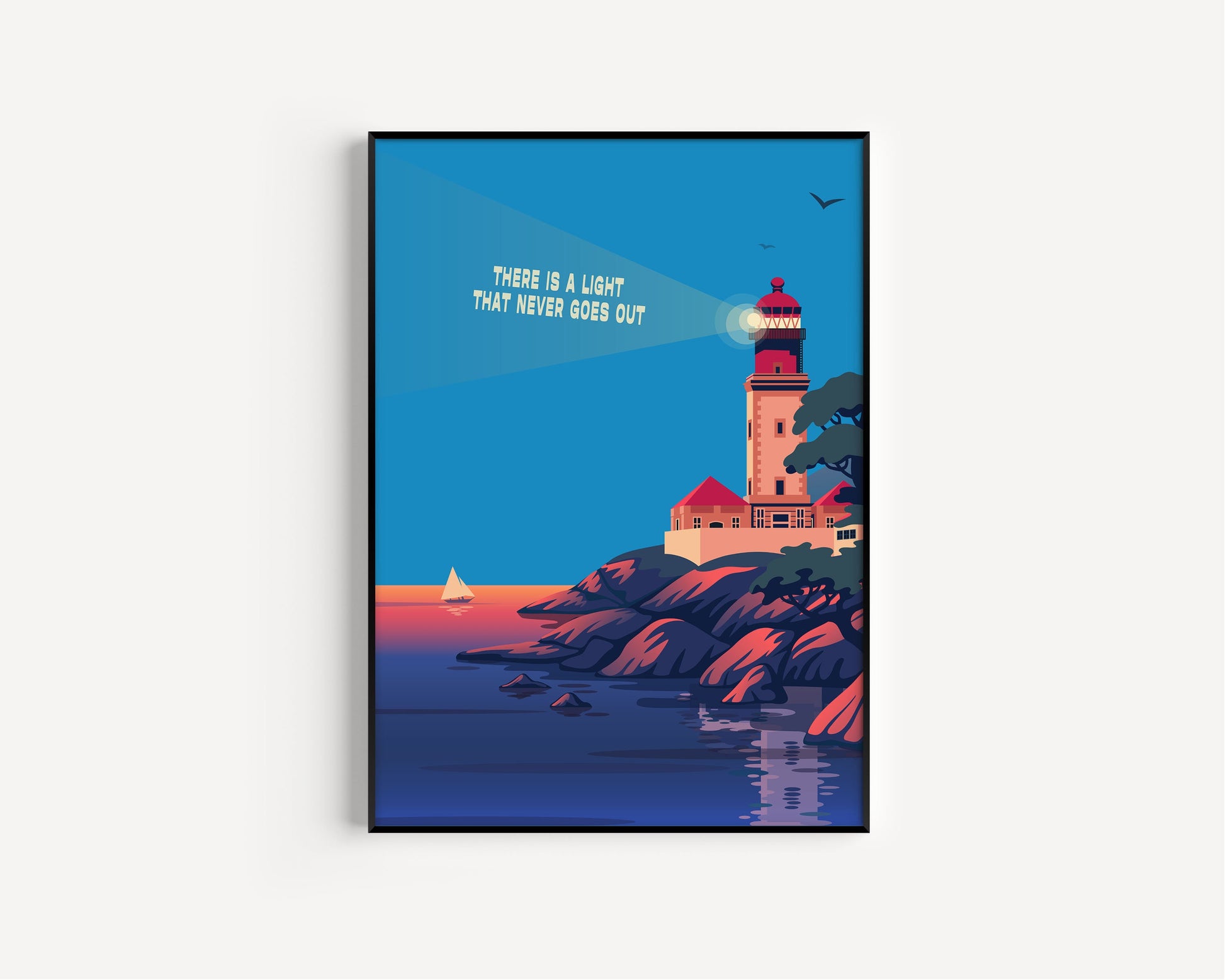 The Smiths Inspired Art Print, There Is A Light That Never Goes Out, Music Print, Manchester Music, Music Wall Art, Smiths, Music Lyrics,