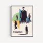 Minimalist Inception Print | Mid Century Movie Poster | Inception Inspired Print | A5 A4 A3 | Movie Prints | Inception | Film Prints |