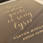 Your Custom Quote Print in Gold Foil, Silver Foil, Custom Wording Wall Art, Personalised Quote Typography Print, Housewarming, Anniversary