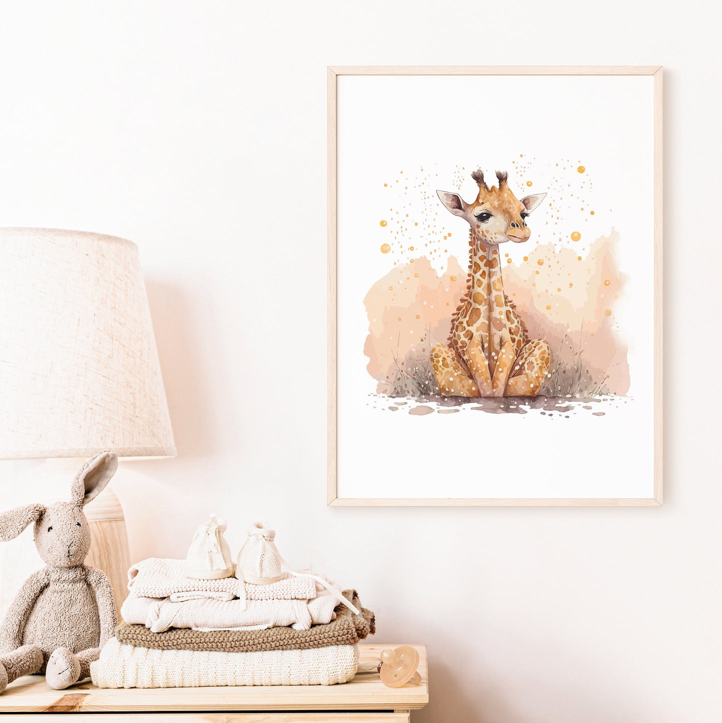 Custom Baby Animals Print, Custom Safari Theme prints, Custom Prints, Personalized Name, Kids Bedroom Print, Nursery Décor, New Baby Gift