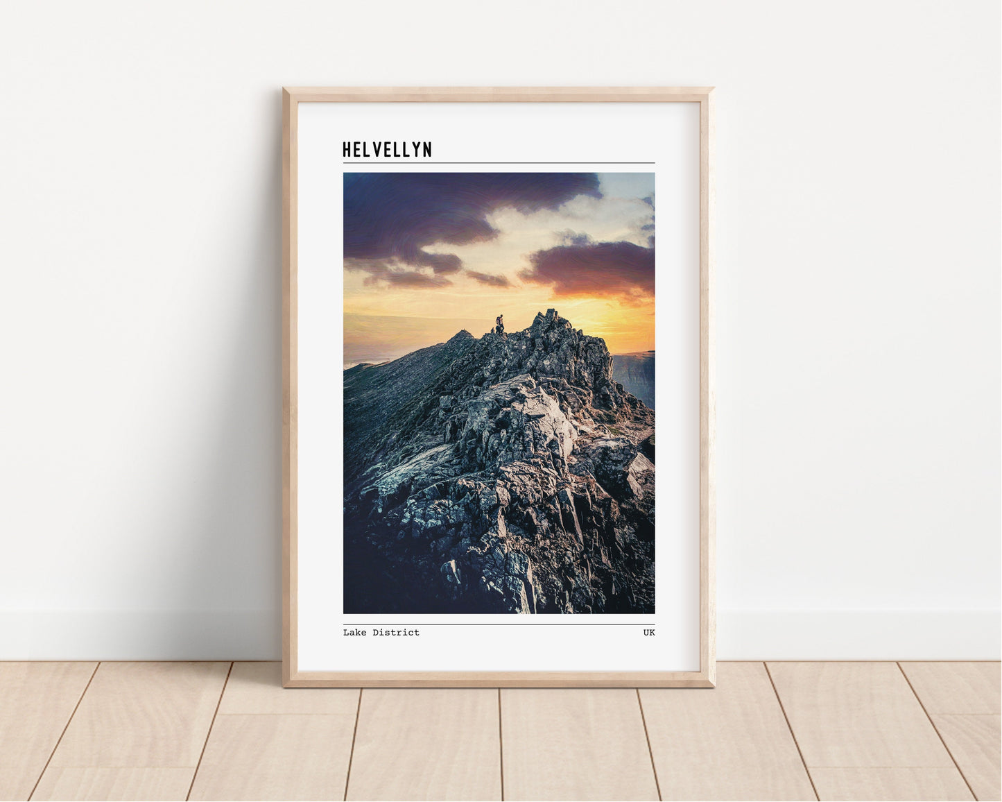 Helvellyn Mountain Print, Mountains, Hiking, Exploring Print Unframed, A4 A3 A2, Walking and Hiking, Lake District Prints, Lake District